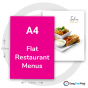 A4 Flat Restaurant Menus